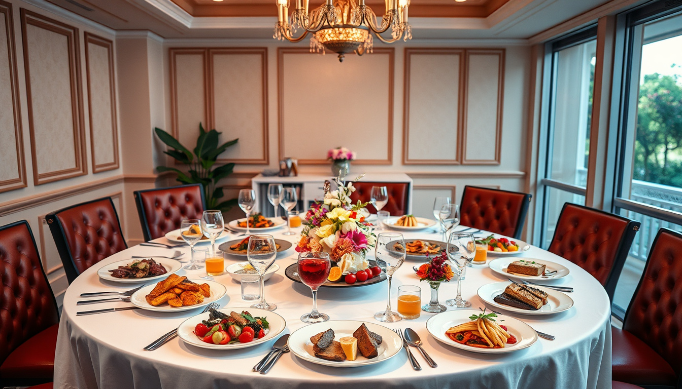 Catering Options and Custom Menus for Private Events