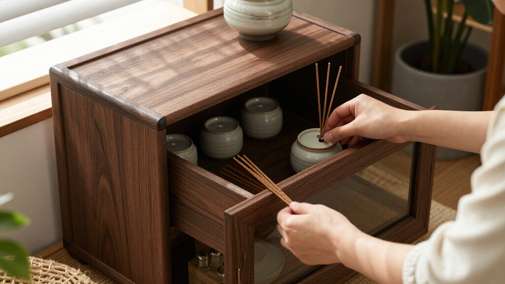 best premium incense storage cabinet