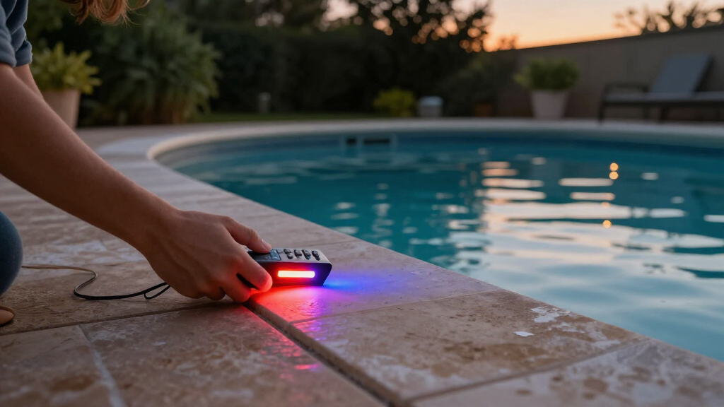 in-ground pool LED lighting