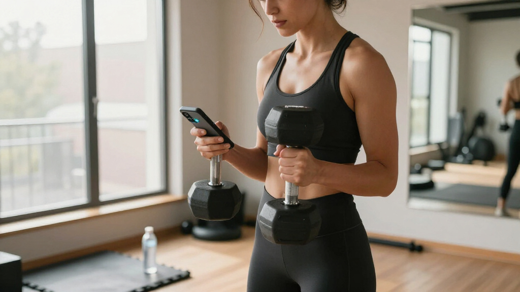 smart dumbbells with app
