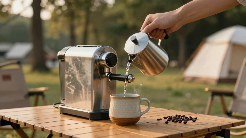 best manual espresso machine for camping coffee setup