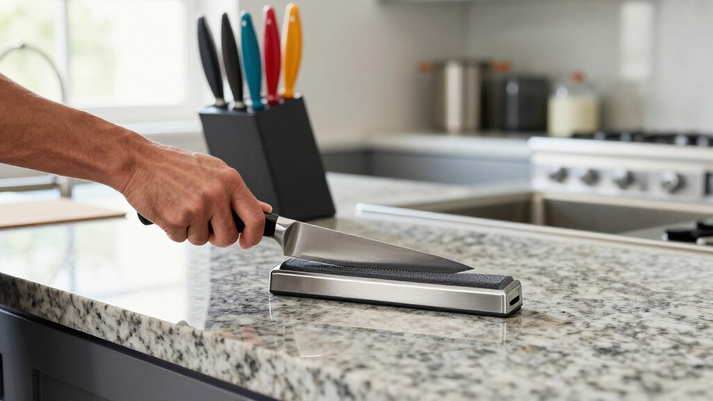 knife sets with sharpener