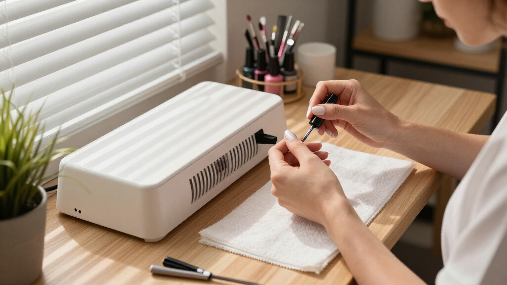 best manicure table with ventilation for home salon