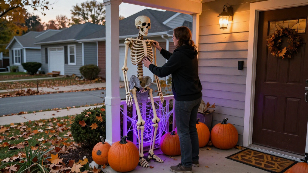Halloween animatronic decorations