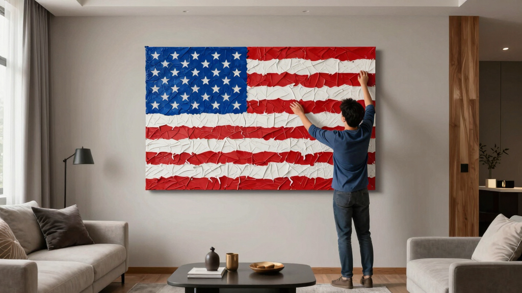 patriotic indoor wall art