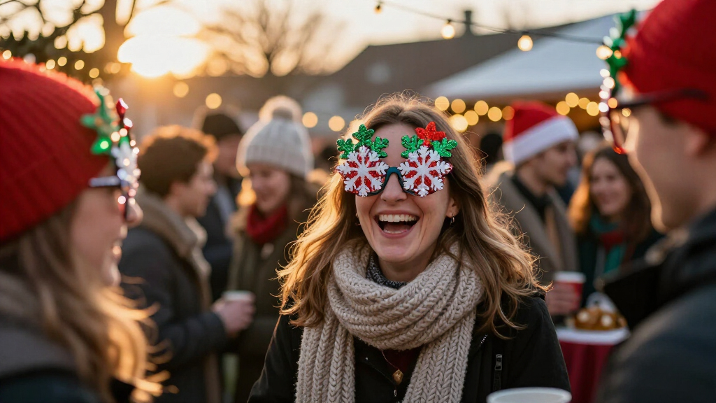 best holiday novelty glasses