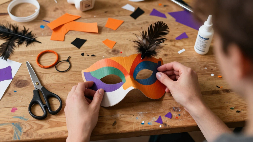 Halloween mask making supplies