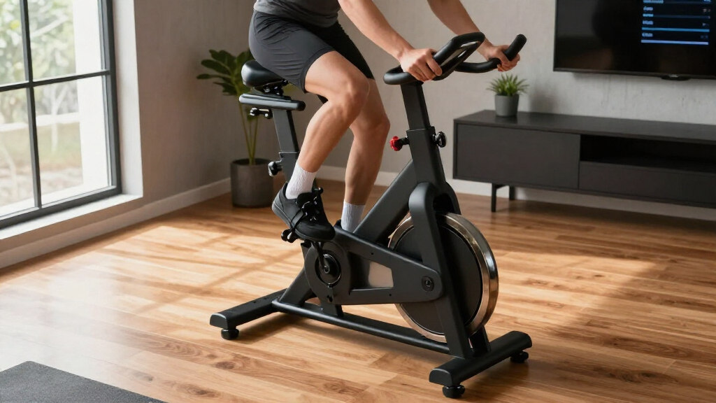 high end stationary bike for stylish home gyms