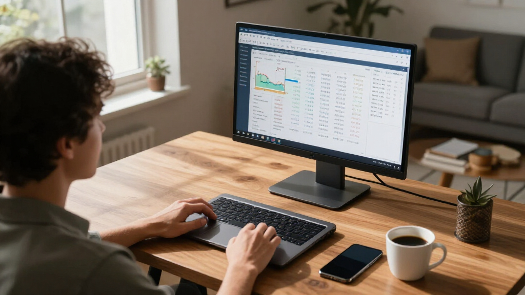 best travel monitor for remote tax work