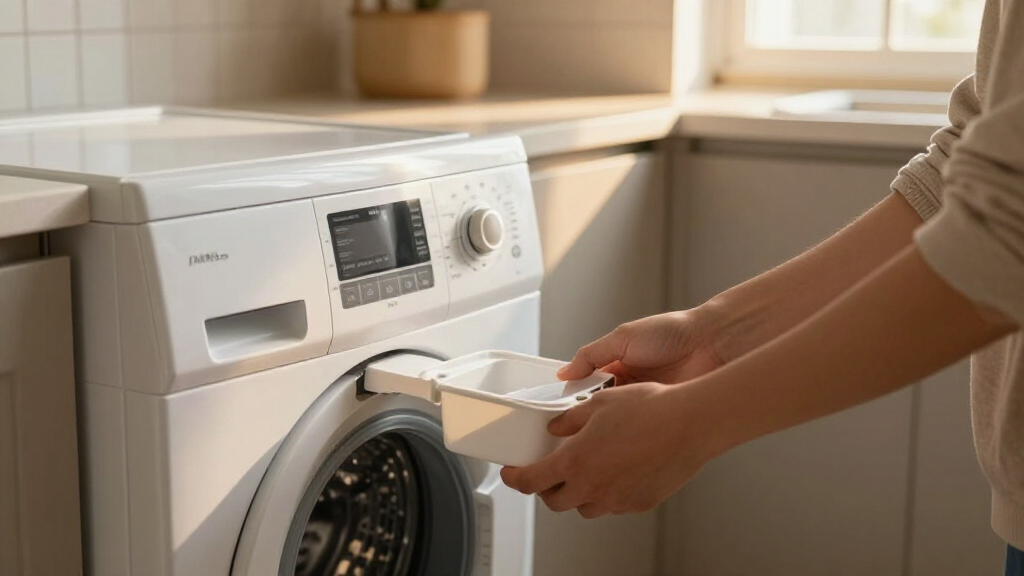 washer with auto detergent dispenser