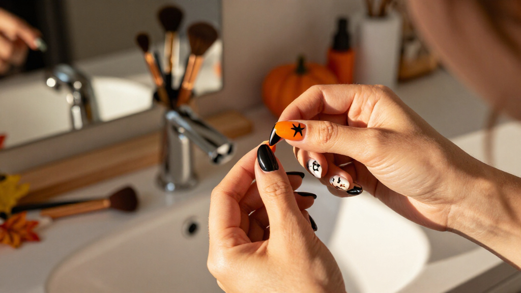 Halloween press-on nails