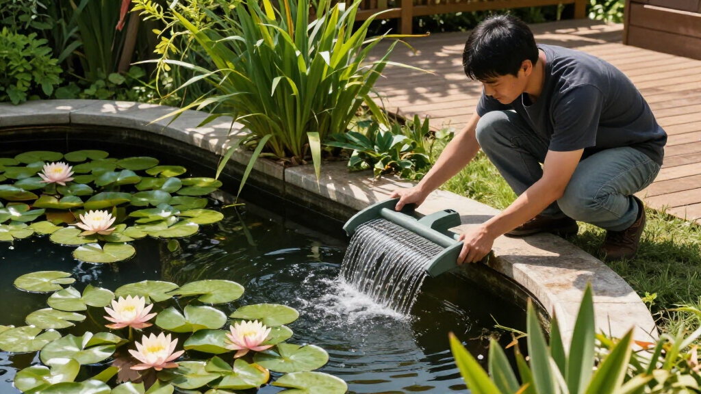 best pond skimmer for backyard water gardens