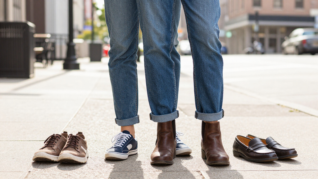 best shoes for straight-leg jeans
