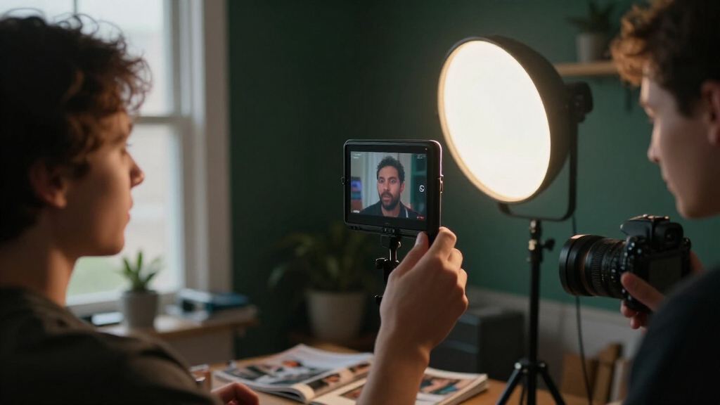 portable LED video lights