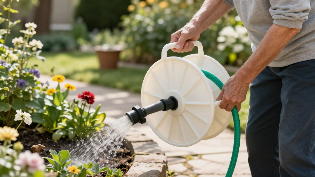 best garden hose reels for seniors