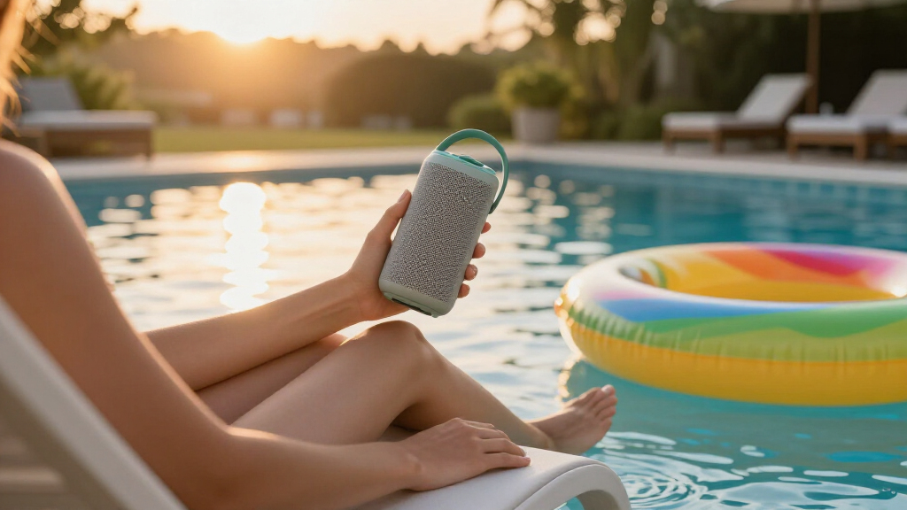 poolside waterproof Bluetooth speakers