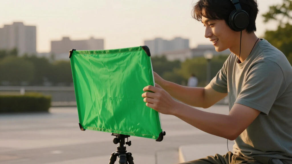portable green screen kits for creators