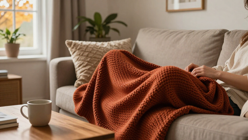 cozy fall throw blankets