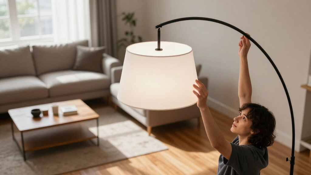 arc floor lamp