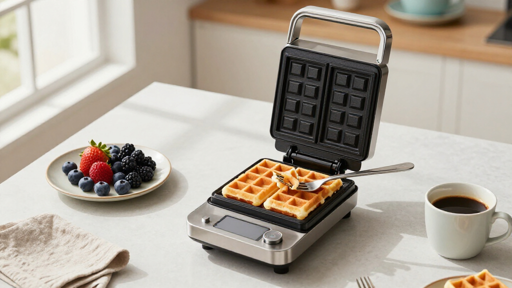 commercial waffle maker for single serve waffles