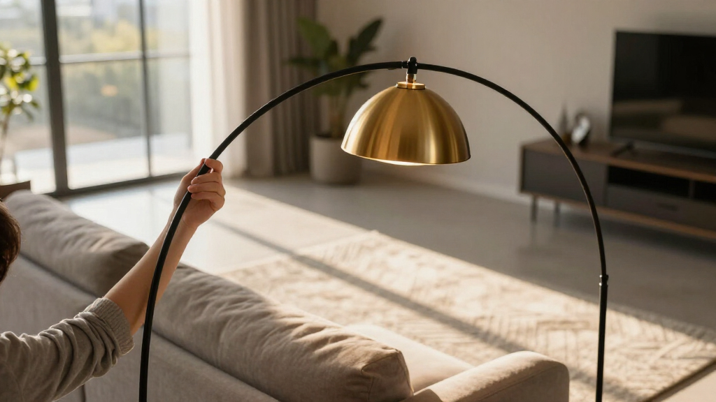 best arc floor lamps for living rooms