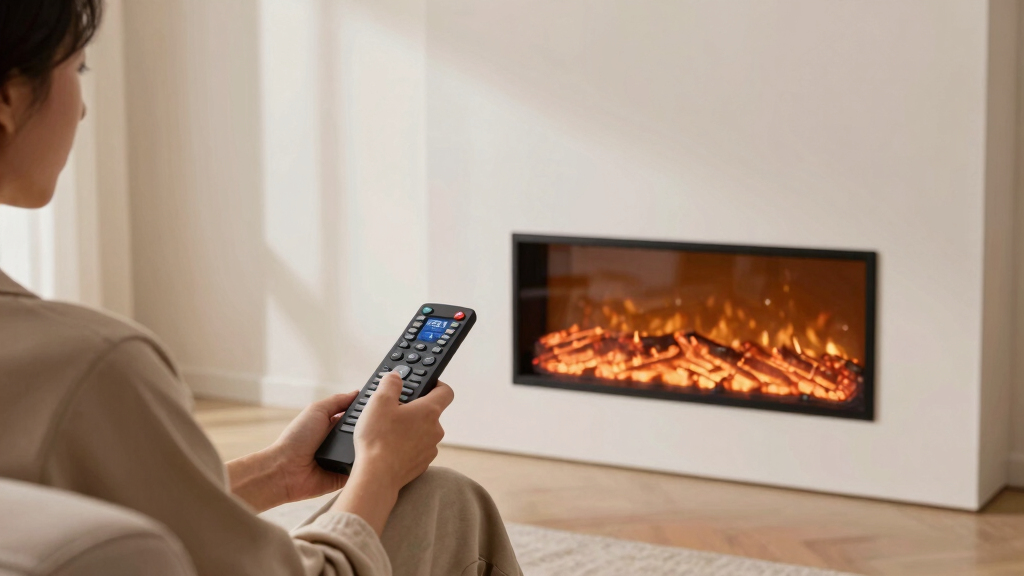 electric fireplaces with remote controls