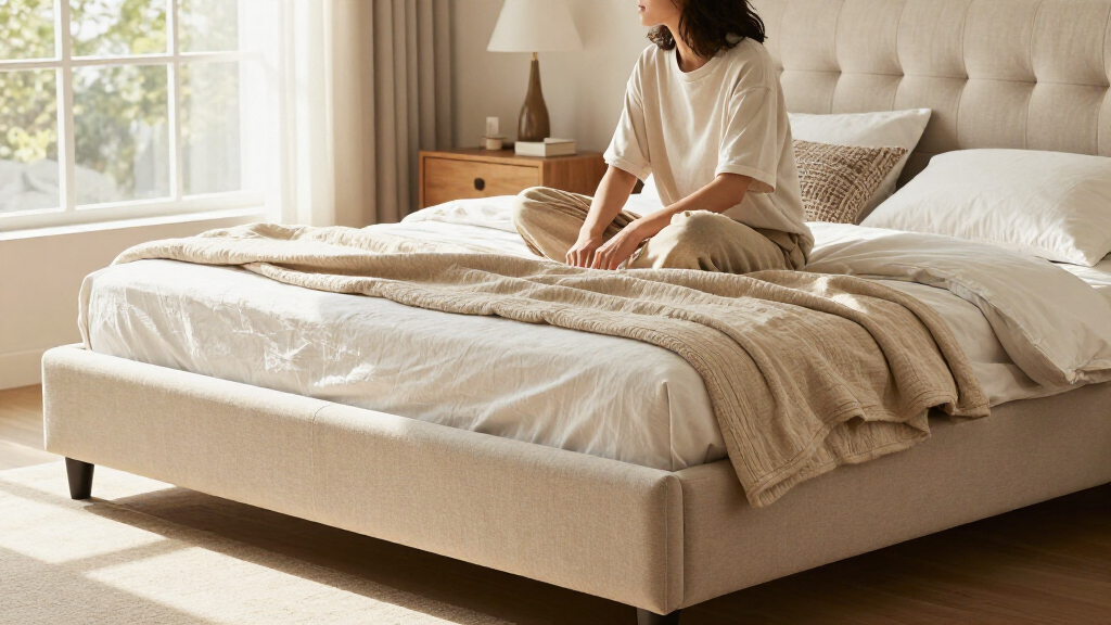 upholstered bed frame king