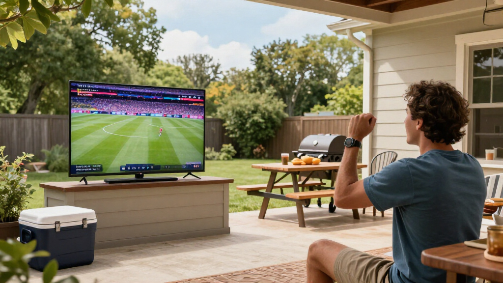 outdoor smart TVs for tailgating