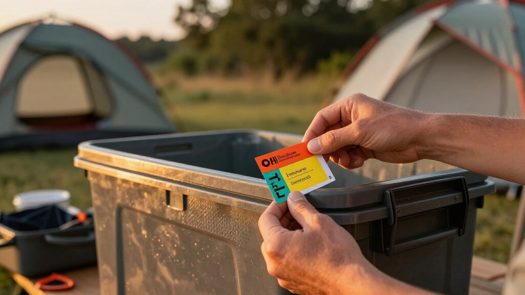 best weatherproof labels for camp bins