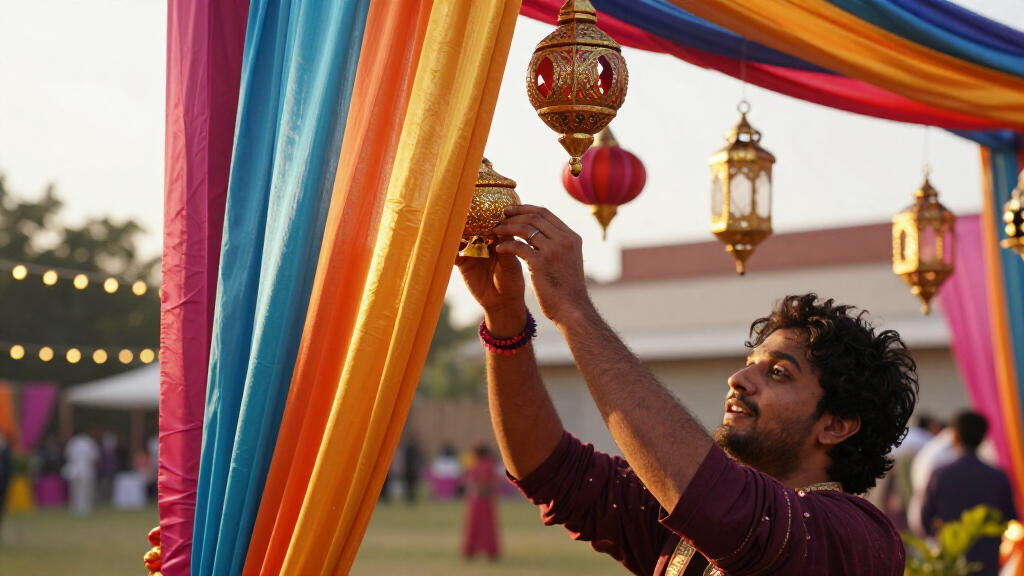 Bollywood themed party decorations
