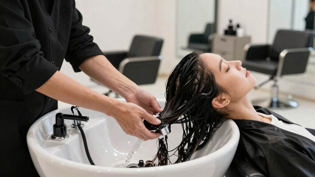 salon backwash faucet set commercial