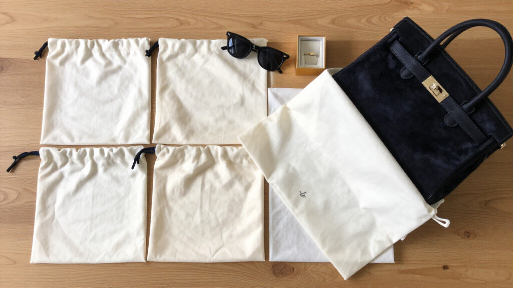 luxury dust bag sets for handbags for luxury styling