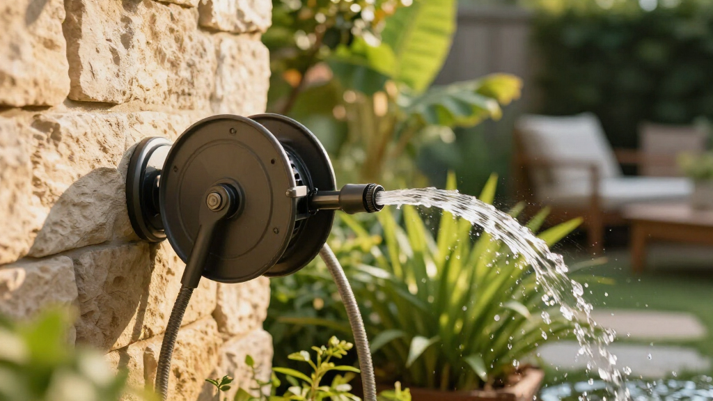 best retractable hose reel wall mounted premium