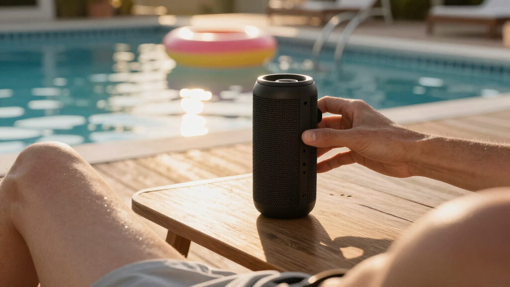 portable poolside speakers