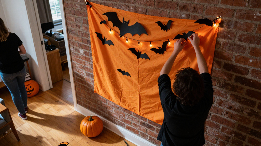 Halloween party backdrops