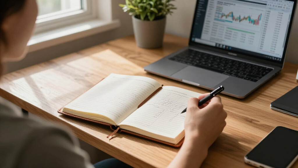 investment tracking notebooks