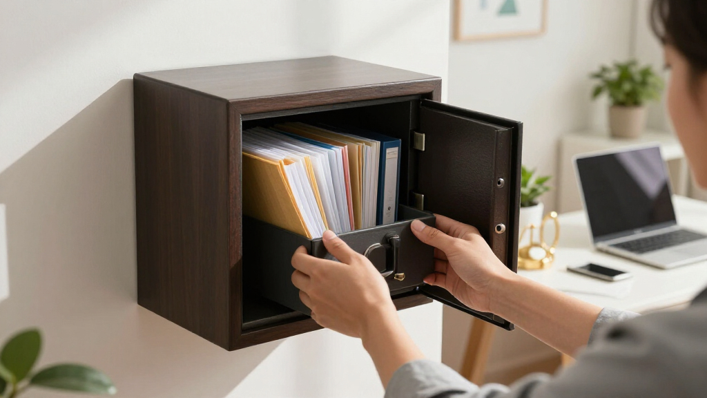 document safe with hanging file folders
