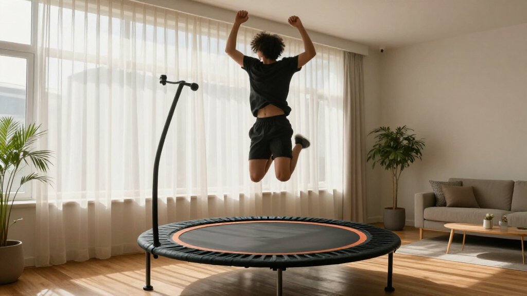 indoor exercise trampolines