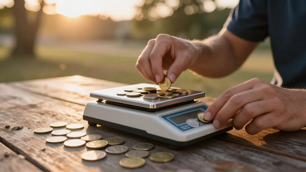 coin counting scale for bulk coins