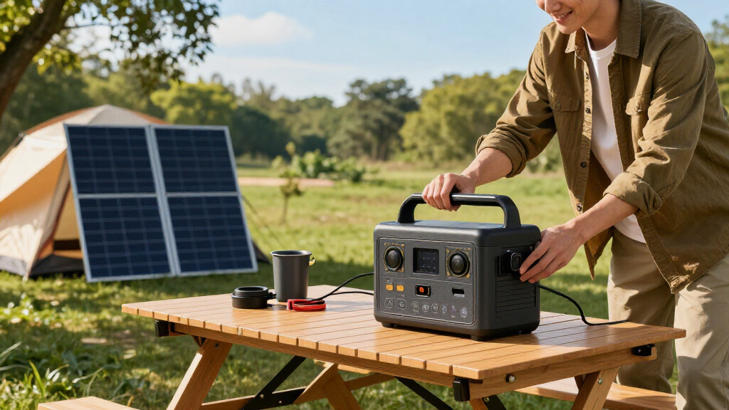 solar generator for camping and rv