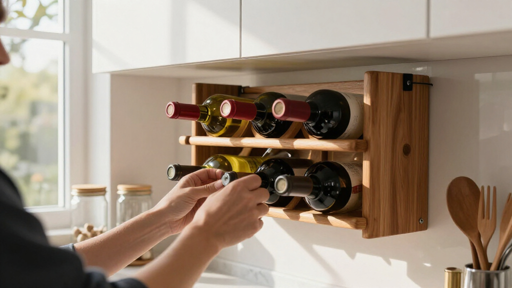 best wine racks for kitchen walls