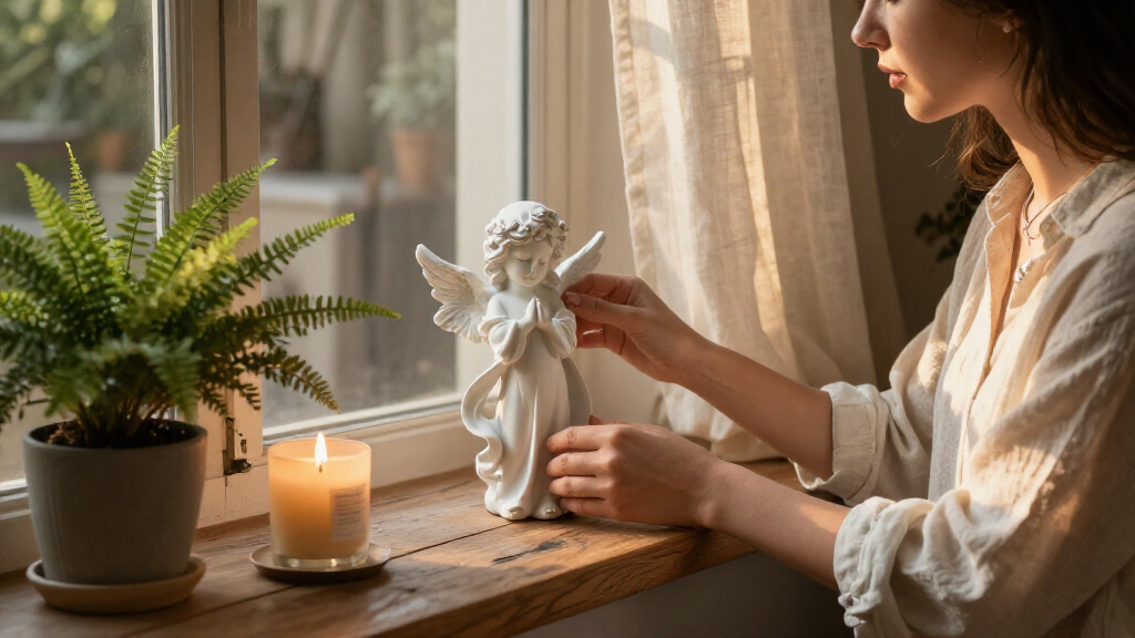 Christian angel figurines