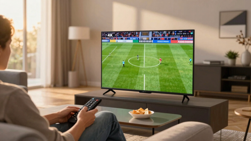 4K smart TVs for soccer viewing