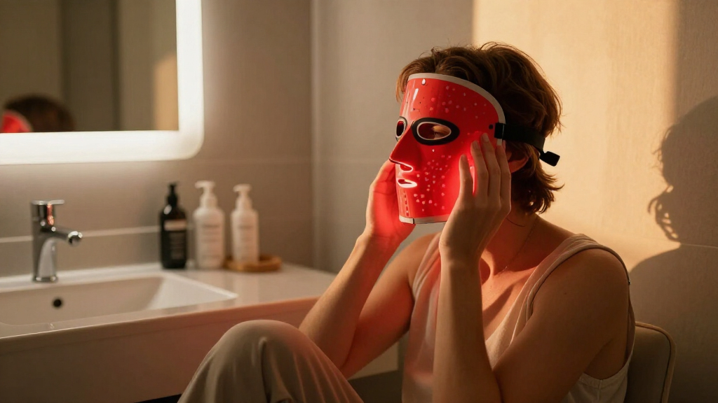 red light therapy mask