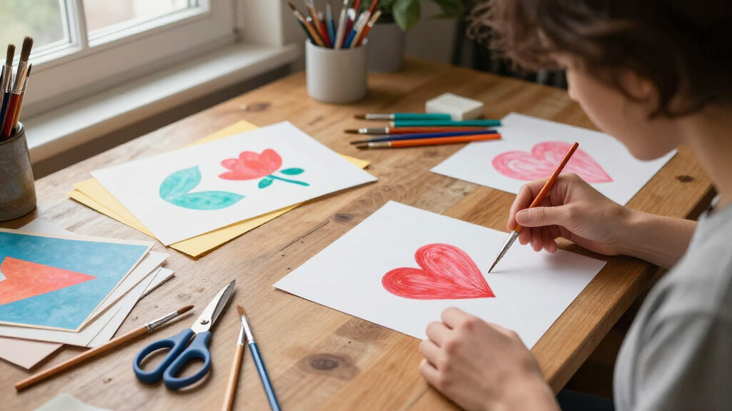shop designer valentine art print gift sets