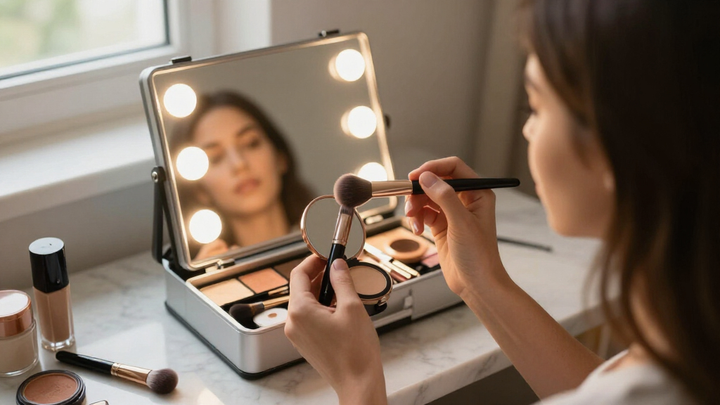 best portable makeup station with lights