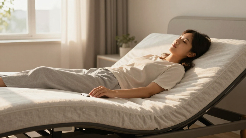 smart adjustable beds with lumbar support