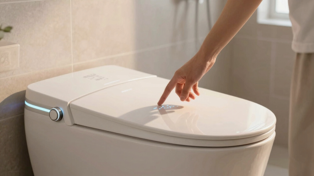 smart toilet with automatic bidet