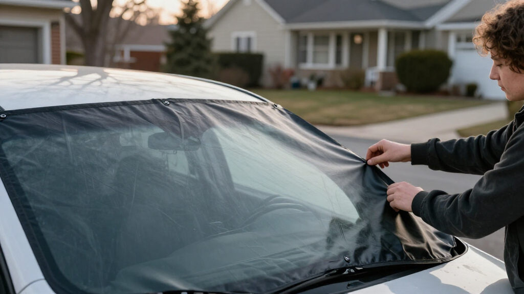 windshield frost guard magnetic cover
