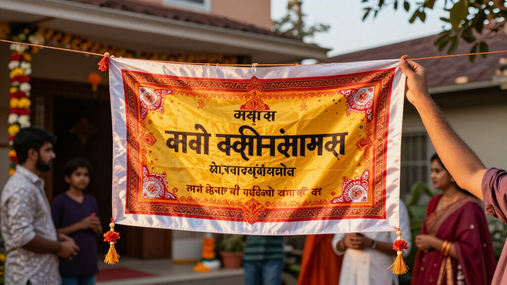 hindu namkaran banner personalized